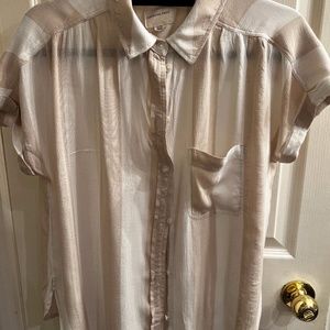 American Eagle Soft striped button down shirt